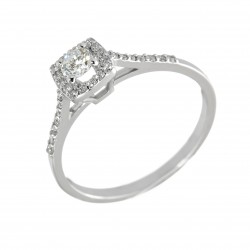 Inel din aur alb 18K cu diamante de 0.36ct - IAUDIA007