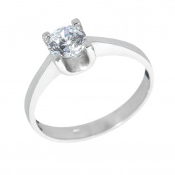 Inel din aur alb 14K - IAU134