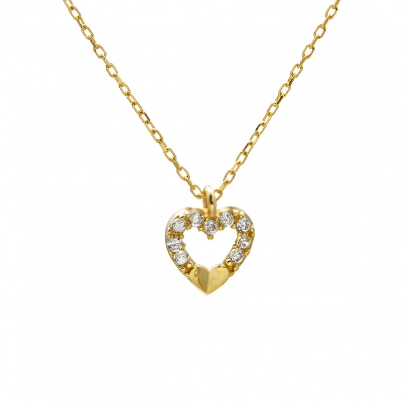 Lanţ din aur galben 18K cu pandantiv - LAN025