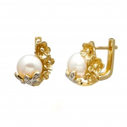 Set din aur galben 14K cu perle de cultură - SET011 / 4