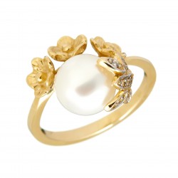 Set din aur galben 14K cu perle de cultură - SET011 / 3