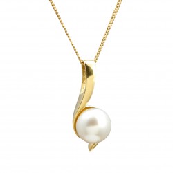 Set din aur galben 14K cu perle de cultură - SET021 / 2