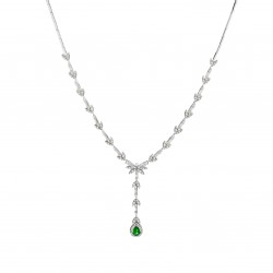 Set din aur alb 18K - SET030 / 5